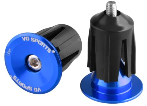 TRIWONDER Mountainbike styre plugg cykelstyre ändkåpa handtag för mountainbike landsvägscykel (blå - 23,5 mm)