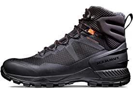 Mammut Blackfin III Mid DT Men | Wanderschuhe für Herren, Wasserdichte Bergschuhe, Outdoor Schuhe, Freizeitschuhe für Trekking und Hiking, Sportschuhe mit Vibram Sohle | Schwarz 12