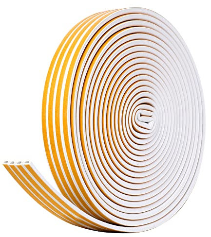 AiQInu Dichtungsband für Türen,30m / 98.4ft Dichtungsband Selbstklebend Türdichtung Fenster Moosgummi Abdichtband,Schaumstoffband Türdichtung Fenster Schalldämmung Weatherstrip