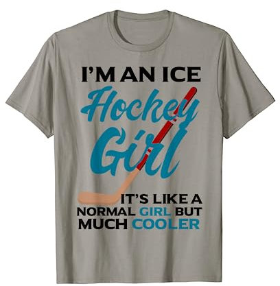 I'm An Ice Hockey Girl - Hockey Mädchen auf Eis T-Shirt