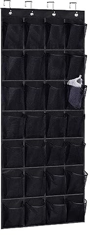 Türorganizer Hängeorganizer,Schuhorganizer zum Aufhängen mit 28 Taschen,Schuhregal für die Tür,Organizer über der Tür für Schuhe,Multifunktion Hängeaufbewahrung ür Schlafzimmer Wohnzimmer Badezimmer
