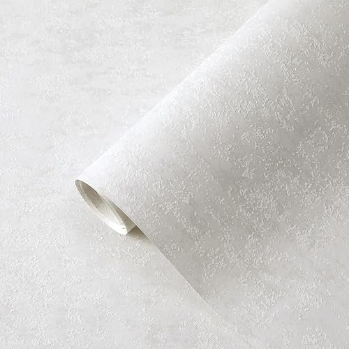 Snewvie Beige Concrete Look Wallpaper Cement Texture Shabby Chic Decorative Wall Paper Retro Industrial Wind for Bedroom Living Room Hallway Ceiling