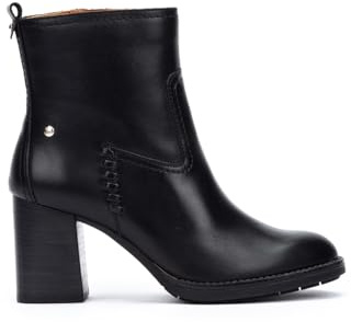 Pikolinos Stivaletti con tacco in pelle Palencia da donna, Nero , 38 EU