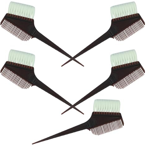 IMIKEYA 5pezzi Kit per Tintura dei Capelli Ciotola per Tintura per Capelli per Barbiere e Parrucchiere Caffè