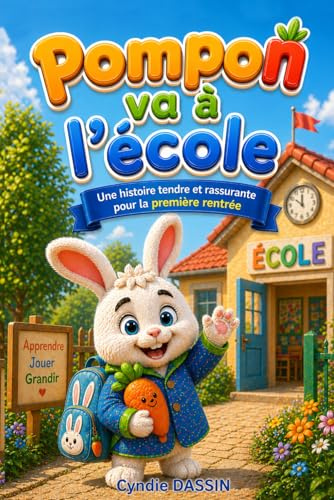 Pompon va à l’école: Une histoire tendre et rassurante pour la première rentrée