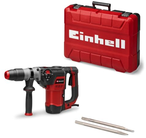Einhell Marteau perforateur TE-RH 40/15 3F +2 | 1050 W | 15 J | 3 fonctions | frappe pneumatique | SDS-Max | anti-vibrations | 2 burins