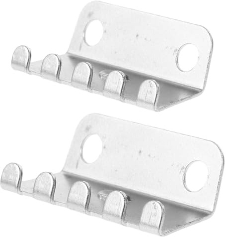 TOYANDONA Garra de Resorte para Reemplazo 2 Piezas en Aleación Plata, Accesorios Cómodos y Convenientes para Puente de Guitarra Eléctrica en Sistemas de Trémolo Dobles