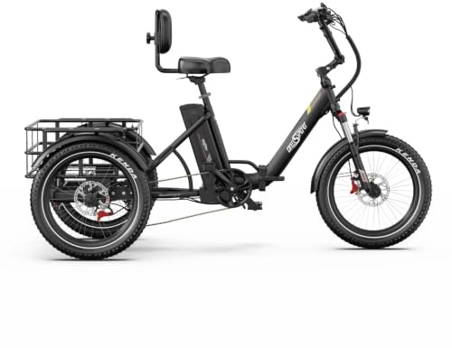 NexaCore Bicicleta de montaña eléctrica – Compatible con Onesport OT30 Pro | 250 W | Carga 3 ruedas | Fat Bike 20 | Autonomía 90 km | Cambio Shimano 7 V | Velocidad limitada 25 km/h