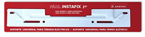 Ariston - Instafix, Soporte Universal para Termo Eléctrico, Accesorio de Montaje y Herramientas de Bricolaje para la Instalación de Calentadores de Agua Eléctricos, Fabricado en España, 48x 0,3x 7 cm