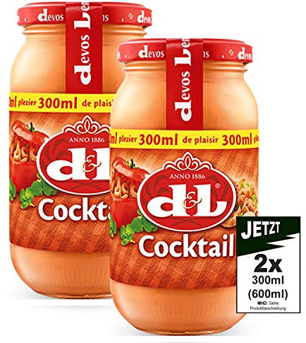 Devos Lemmens D & L Cocktail Sauce 2x 300ml (600ml) - ideal zu Geflügel
