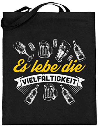 Chorchester Ideal para los amantes de la cerveza de pils y trigo – Bolsa de yute (con asas largas), Negro , 38cm-42cm