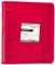 Grafoplás 88100054. Carpeblock con 4 Anillas con Recambio y Separadores, A4, Fucsia, Polipropileno Rayado, Carpebook Multiline