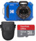 Kodak PIXPRO WPZ2 - Cámara digital (incluye estuche para apuntar y disparar, tarjeta microSDHC de 32 GB), color azul