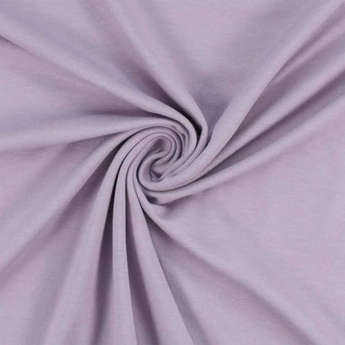 Viskose-Jersey Stoff, elastisch, uni flieder (Länge am Stück: ab 50cm / Breite: 150cm)