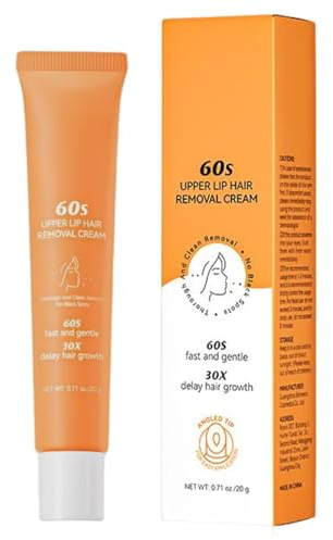 Epilation Visage Femme, Crème D'épilation Au Visage 20 G, Crème D'épilation Pour La Peau Sensible, Crème Épilée Sans Douleur Et, Pour La Joue Du Menton De La Lèvre Supérieure