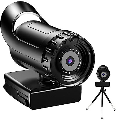 Cámara Web Full HD 4K 2K 1080P con micrófono USB for transmisión en Vivo PC Computadora Video Mini cámara(2k)