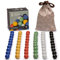 Yellow Mountain Imports 60 Teiliges Chinesisches Einfarbiges Dame Glasmurmeln Set - 16 Millimeter