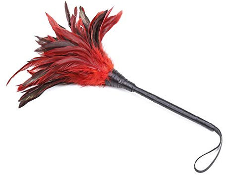 Federkitzler Sex Flirten Spanking Paddle Erotik sex streichelfreund Körper sexspielzeug für Männer Frauen,Federpuschel Liebes Feder Verwöhn Massage SM Bondage Bett Fesseln Verwöhn-Flirten für Paare