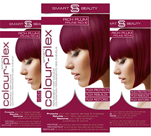 Smart Beauty Pflaume Haarfarbe (3er-Pack)