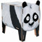 Werkhaus VB 9308 Hocker Panda Schwarz-Weiß ca. 43 x 46 x 28,5 cm Sitzhocker Holzhocker Spielzeugtruhe