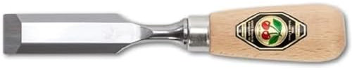 Kirschen Kurzbeitel (Beitel, Stemmeisen, Stecheisen) mit Weißbuchenheft, 6 mm - Nr. 1071006
