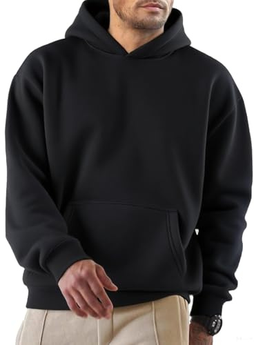 PINSPARK Hoodie herr långärmad lätt huvtröja mode fritid pullover fitness jogging sweatshirt tennis skateboard huvtröjor för män med ficka