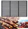 LZQ Gusseisen Rechteck Grillrost Grillgitter Gussrost Roste, Grillplatten für Gasgrill und Holzkohlegrill, Massiv und Emailliert (Größen 40 x 60 cm)