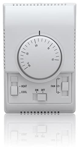 Termostato mecánico de Ambiente,Termostato de Aire Acondicionado Central de 2 vías 110-220V,Termostato Manual de calefacción y refrigeración,Interruptor de Control de Temperatura mecánico de Ahorro