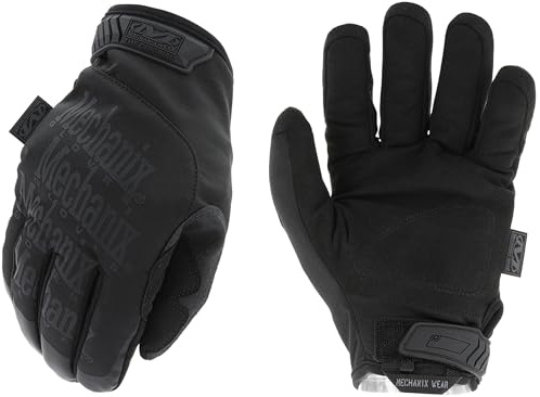 Mechanix Wear Tactical ColdWork Original Winter Work Gloves - Insulated & Water Resistant Safety Gloves - Touchscreen Capable - Machine Washable - Large - Covert Black