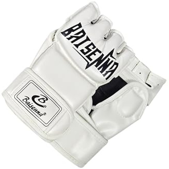 ICDKOYK Guanti da kickboxing protettivi, guanti da sparring leggeri per uomini e donne, boxe protettivi, palmo aperto, danni al polso e al palmo, sportivi a mezze dita traspiranti per