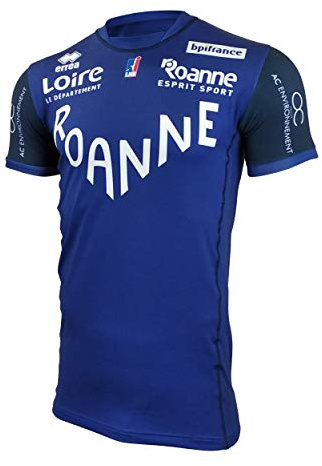Chorale Roanne 2019-2020 - Maglia Ufficiale da Basket per Bambino, Bambini, Maillot_Ext_Roanne, Blu, FR : XS (Taille Fabricant : 14 Ans)