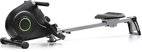 Zipro Nix Rudergerät klappbar für zuhause,leises & wartungsfreies Magnetbremssystem, Heim-Magnetfahrrad, kugelgelagerter Rudersitz, Trainingscomputer, schwarz, 6299217
