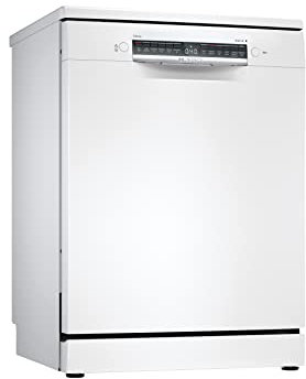 Bosch SMS4HCW40G Serie 4 Freestanding Dishwasher with 14 place settings, Home Connect, ExtraDry, VarioDrawer, Flex baskets, DosageAssist, 60cm, White