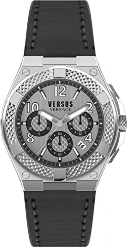 Versus by Versace Herren Uhr Armbanduhr Chrono Esteve VSPEW0119 Leder