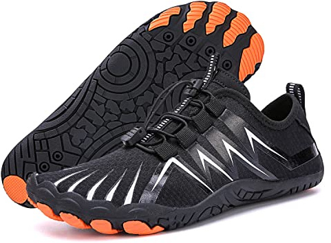 Zapatos de Agua Playa Escarpines Zapatillas Piscina de Deportes Acuáticos Buceo Surf Snorkel Yoga Piscina Hombre Mujer,Secado Rápido Antideslizante Zapatos