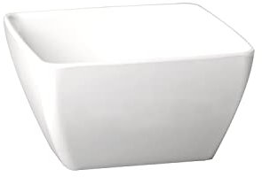 APS 79002 Schale Friendly Bowl, weiß, hergestellt auf gebrauchtem Plastik, 100% umweltschonend, 12,5 x 12,5 x 6,5 cm