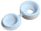 JAM2DAY 50 x Screw Cover Caps for 6-8 Gauge Screws (Metric 3.5 to 4.2), Hinged Type (White)