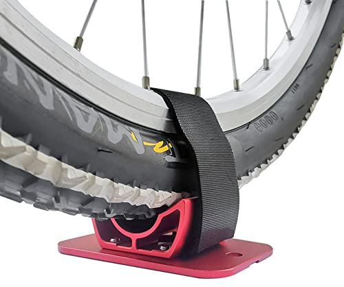 Ejoyous Supporto per Ruota Posteriore per Bici, Lega di Alluminio, Installazione Semplice, Fissaggio Sicuro, Perfetto per Berline e Auto Sportive