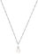 Amor Kette mit Anhänger 925 Sterling Silber Damen Halsschmuck, mit Zirkonia synth., mit Süßwasserzuchtperle, Silber, Kommt in Schmuck Geschenk Box