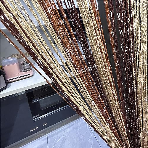ave split Tenda decorativa per porta, pannello da parete, frange per finestra, divisorio cieco con nappe, per la casa, 100 cm200 cm (#018317)