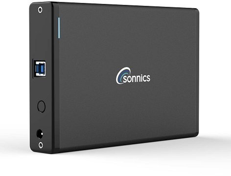 Sonnics 1TO Disque dur externe de bureau USB 3.0 haute vitesse pour Xbox One, PS4, PC Windows et Apple Mac