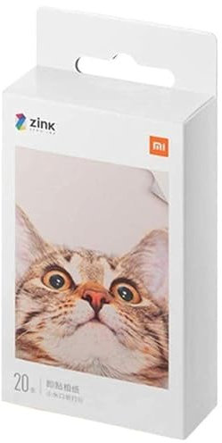 Xiaomi tragbares Drucker-Fotopapier, hochwertiges 3-Zoll-Fotopapier 20 Blatt, TEJ4019GL , 20 Stück (1er pack)