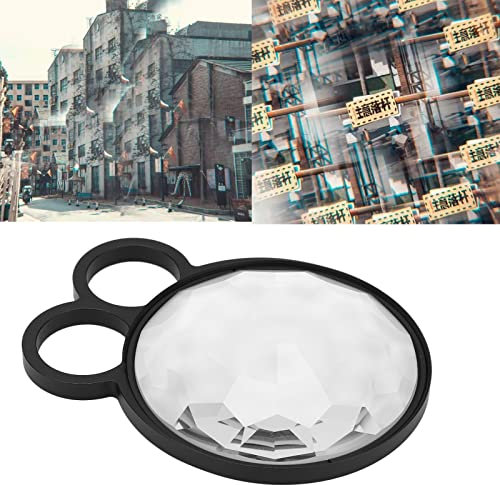 Akozon 77mm Kaleidoskop Filter, Glasprisma Kamerafilter, Kaleidoskop Glasprisma Universal Handheld Kaleidoskop Spezialeffekte Filter Fotografie Requisiten Kamera Zubehör