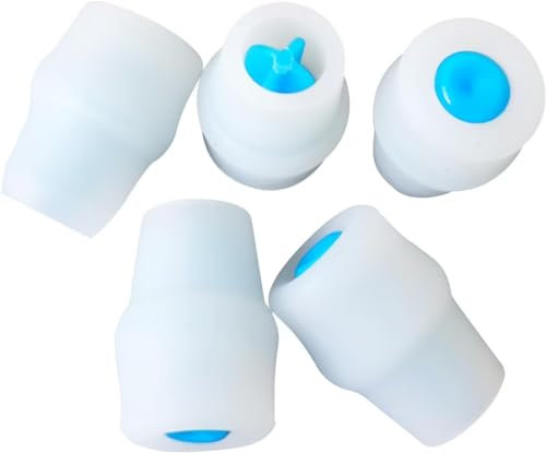 Yrsssa Replacement for réservoirs d'hydratatio Salomon,Osprey,TRIWONDER et Hydrapak Embouts de valve de morsure - Gaines en silicone de qualité alimentaire,sans BPA（5 Pièces