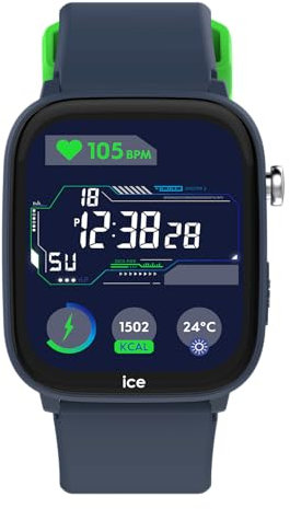 ICE-WATCH - ICE smart junior 3.0 Find My Blue - Orologio connesso geolocalizzabile blu da Bambinicon Cinturino in silicone - 024547 (1.75 pollici)