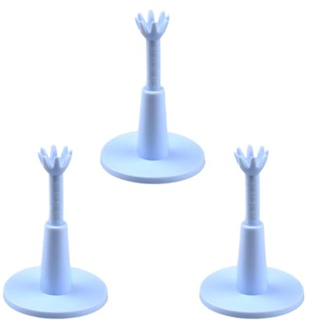 3PCS Adjustable Rubber Golf Tee for Driving Range Mats, Height Adjustable Tee Holder for Practice Mat Training, Reusable Swing Training Accessory for Indoor Outdoor Use