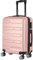 SA Products Cabin Suitcase | 34L Carry On Suitcase, Cabin Bag 55x40x20 with Combination Lock | Hard Shell Suitcase with 4 Wheels Cabin Luggage, Cabin Bags 55 x 40 x 20 Approved (Rose Gold)