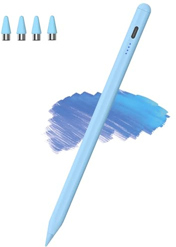 Kenkor Stylus Pens for Touch Screens Magnetic Tablet Pencil Rechargeable Digital Tablet Pen, Kenkor Active Stylus Pen for Apple iPad Pro/Air/Mini/iPhone/Android Smartphones and Tablets Devices - Blue