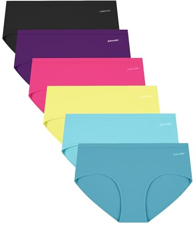 Cholewy Cotton Underwear for Women, Full Coverage Knickers, 6 Pack