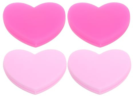 MAGICLULU Set 4 Pezzi Smorzatori Vibrazioni per Racchette da Tennis in Silicone a Forma di Cuore Ammortizzatori Antivibrazione Colorati Accessori Tennis per Giocatori Amatoriali e